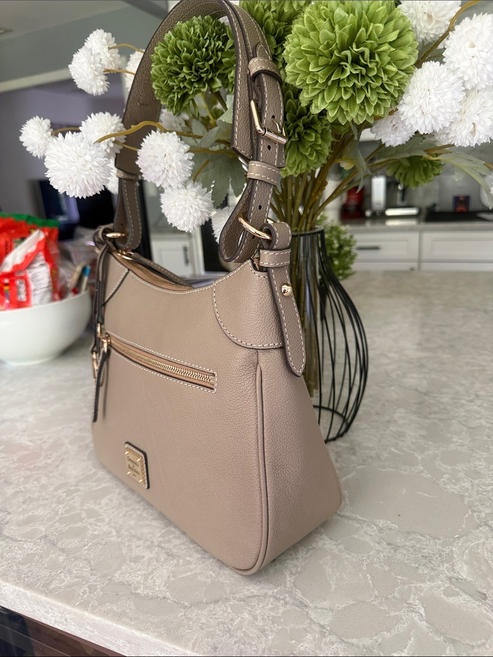 Dooney and Bourke Sorrento Hobo 28 - Picture 4 of 9
